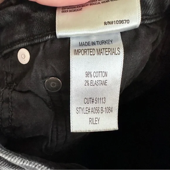 Agolde Black High-Waisted Jeans - Picture 5 of 8